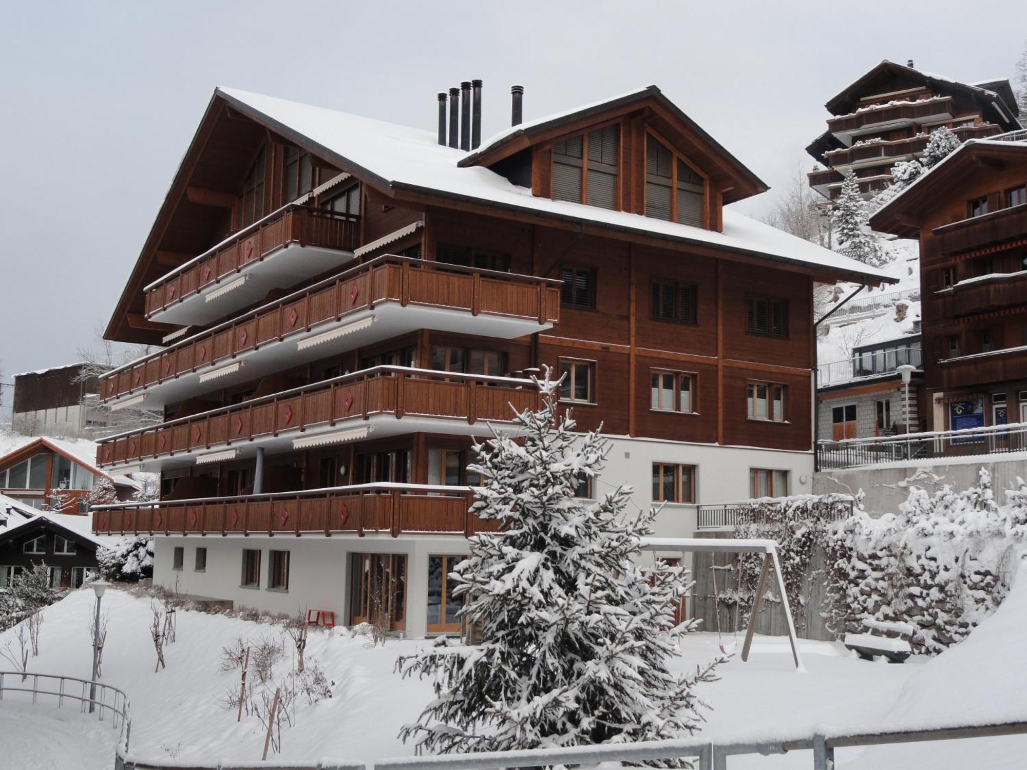 Chalet Bella Vista 6 Wengen Exteriör bild